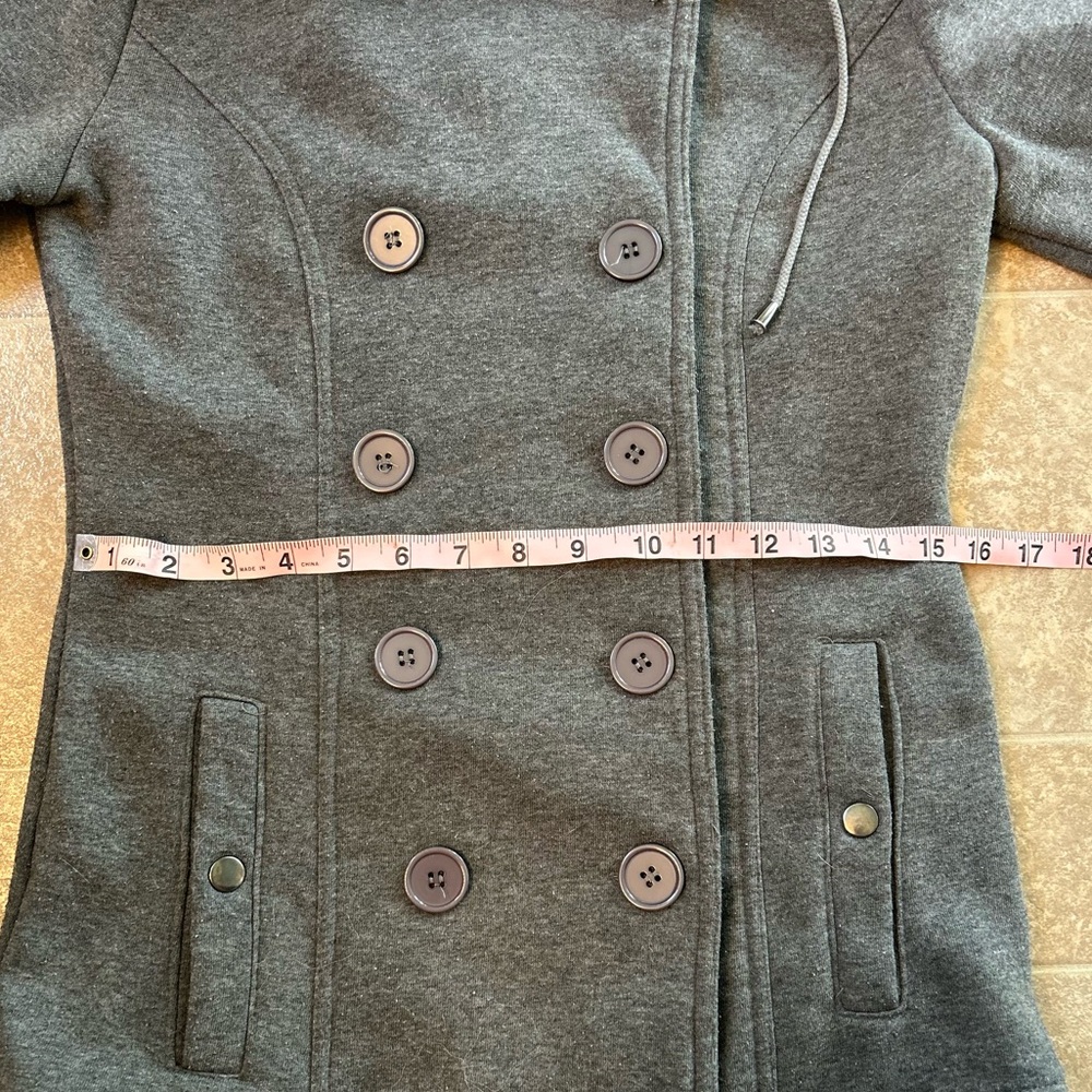 Ladies Wet Seal pea coat, size L - Picture 6 of 7
